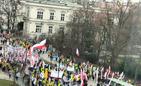 Manifestacja rolników w Warszawie