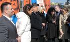 Od lewej Mariusz Sidor, Marta Niewczas, Janusz Palikot, Ewa Wasiewicz, Małgorzata Marcinkiewicz, Justyna Skalska