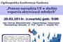 Konferencja „Prawne narzędzia UE w służbie wsparcia aktywizacji młodych”