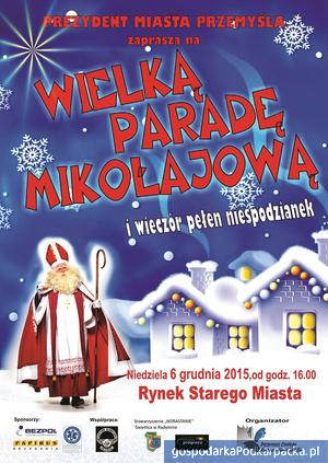 Parada Mikołajowa w Przemyśli na Rynku