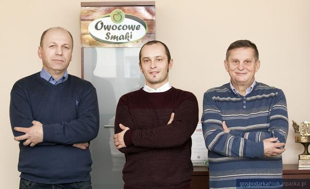 Od lewej: Antoni Tudryn, Mateusz Radek i Zygmunt Radek