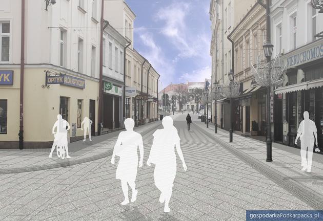 Ulica Kościuszki w kierunku Rynku. Proj. AG Doradztwo i Projektowanie 