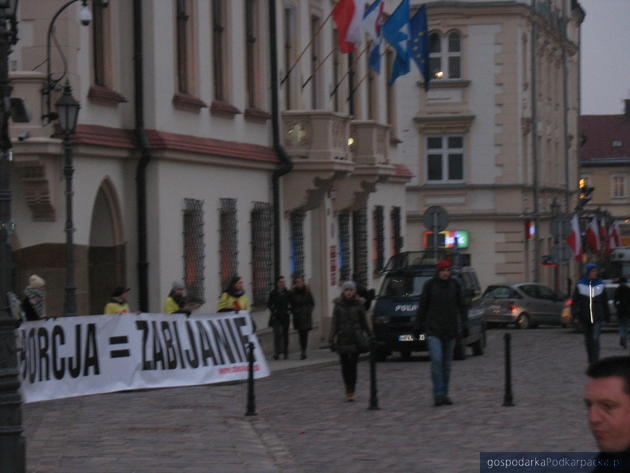 Akcja „Strajk kobiet” w Rzeszowie