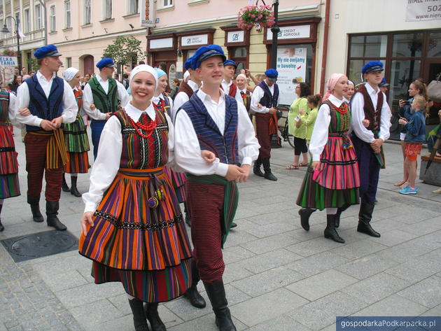 Korowód polonijnych zespołów folklorystycznych w Rzeszowie