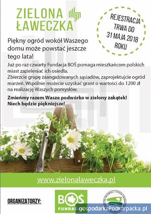 „Zielona Ławeczka” - startuje prospołeczny projekt grantowy