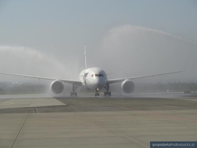 Dreamliner wylądował. Rzeszów ma lotnicze połączenie z Nowym Jorkiem