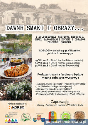 „Dawne smaki i obrazy…” kulinarno-historyczna impreza w Kolbuszowej 