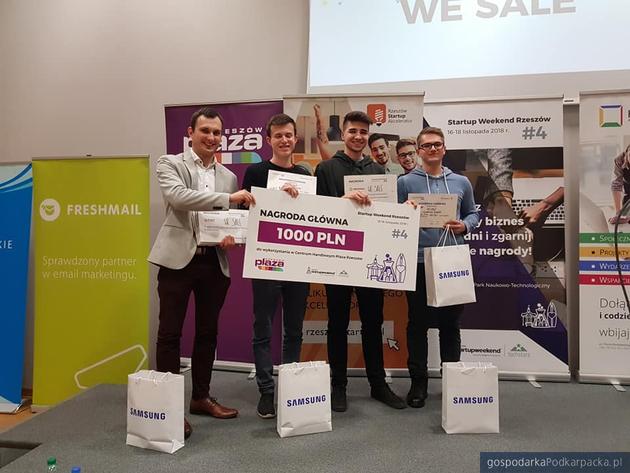 Ekipa WeSale. Fot. facebook.com/StartupWeekendRzeszow 