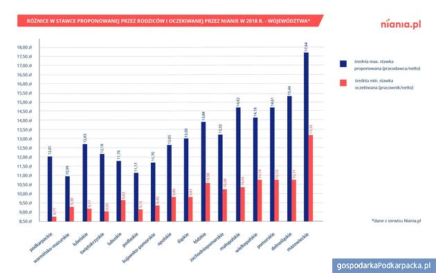 Opiekunki do dzieci zarabiają coraz więcej. Rzeszów i Podkarpackie na tle kraju