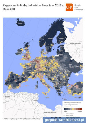 Siła nabywcza w 2019. Polska i Podkarpackie na tle Europy