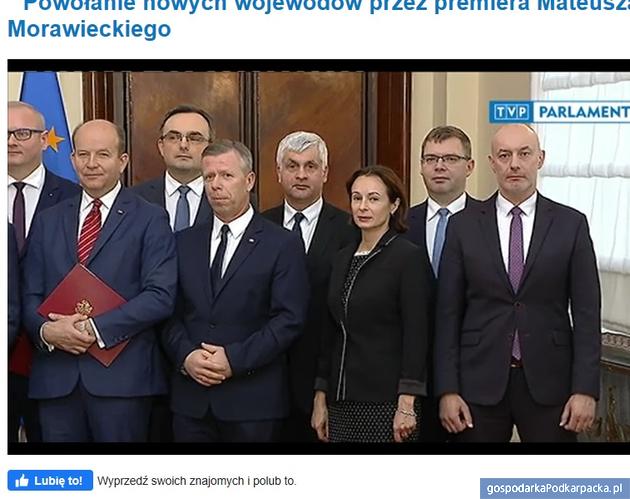 Klatka z transmisji TVP Parlament