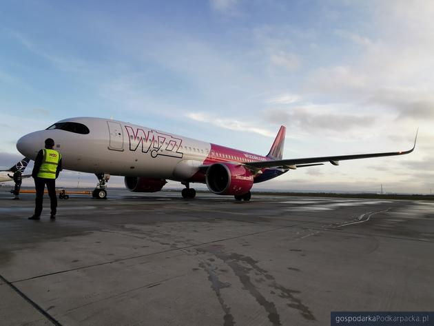 Dziś pierwszy odbył się pierszwy lot Wizz Air do Jasionki i z Jasionki