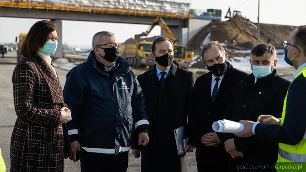 Budowa Via Carpatia. Minister Andrzej Adamczyk sprawdził postępy prac