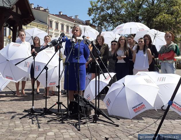 Poparcie kobiet dla Grzegorza Brauna