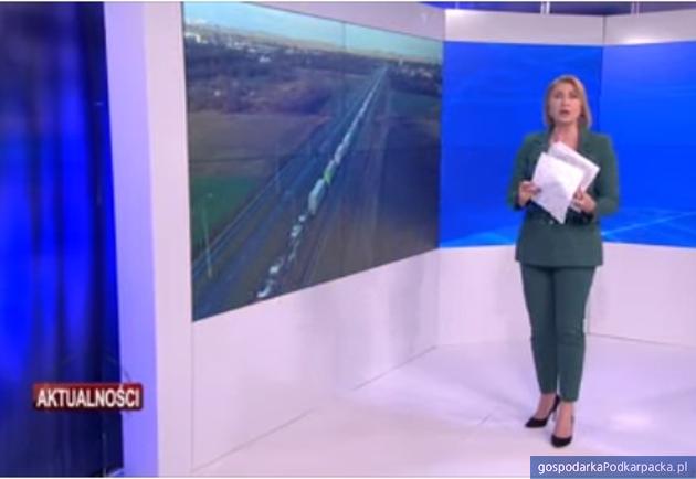 Ilona Małek podczas Aktualności TVP Rzeszów