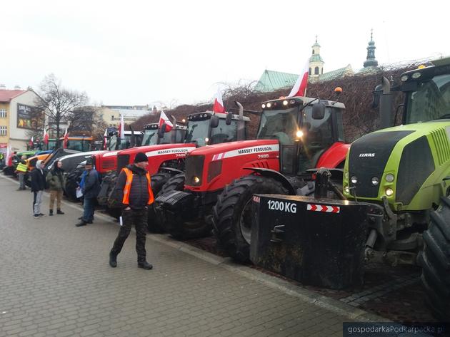 Manifestacja rolników w Rzeszowie 9 lutego 2024