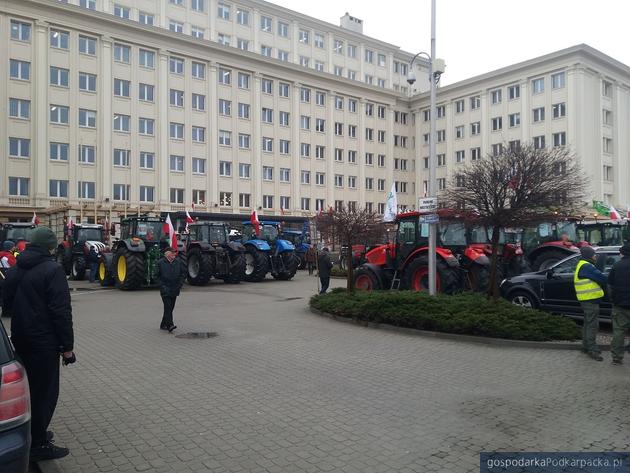 Manifestacja rolników w Rzeszowie 9 lutego 2024