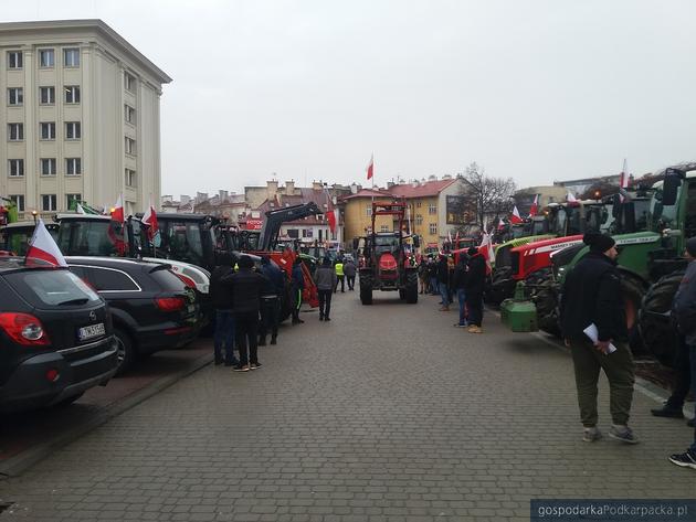 Manifestacja rolników w Rzeszowie 9 lutego 2024