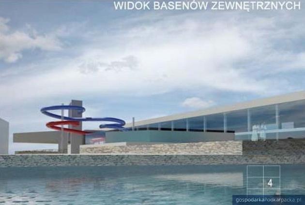 Wodne Centrum Rekreacji Sportu i Rehabilitacji w Sanoku wg eM4 Pracowni Architektury Brataniec z Krakowa 