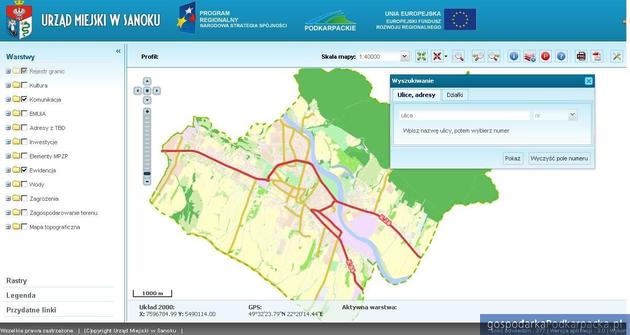 Geograficzny System Informacji Przestrzennej w Sanoku