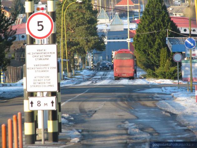 Przejście graniczne Użgorod-Vysne Nemecke na granicy ukraińsko-słowackiej. Fot. Adam Cyło