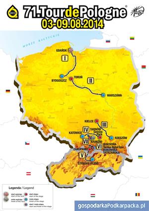 Tour de Pologne w Rzeszowie – będą zamknięte ulice