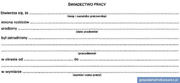 Nowe zasady wydawania świadectw pracy